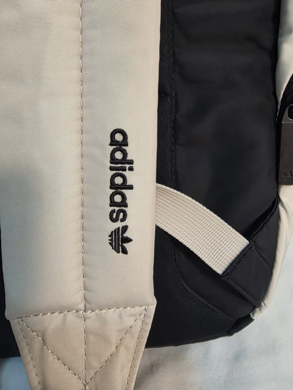 ​New With Tags Adidas Originals National Plus Backpack - Alumina Beige / Black